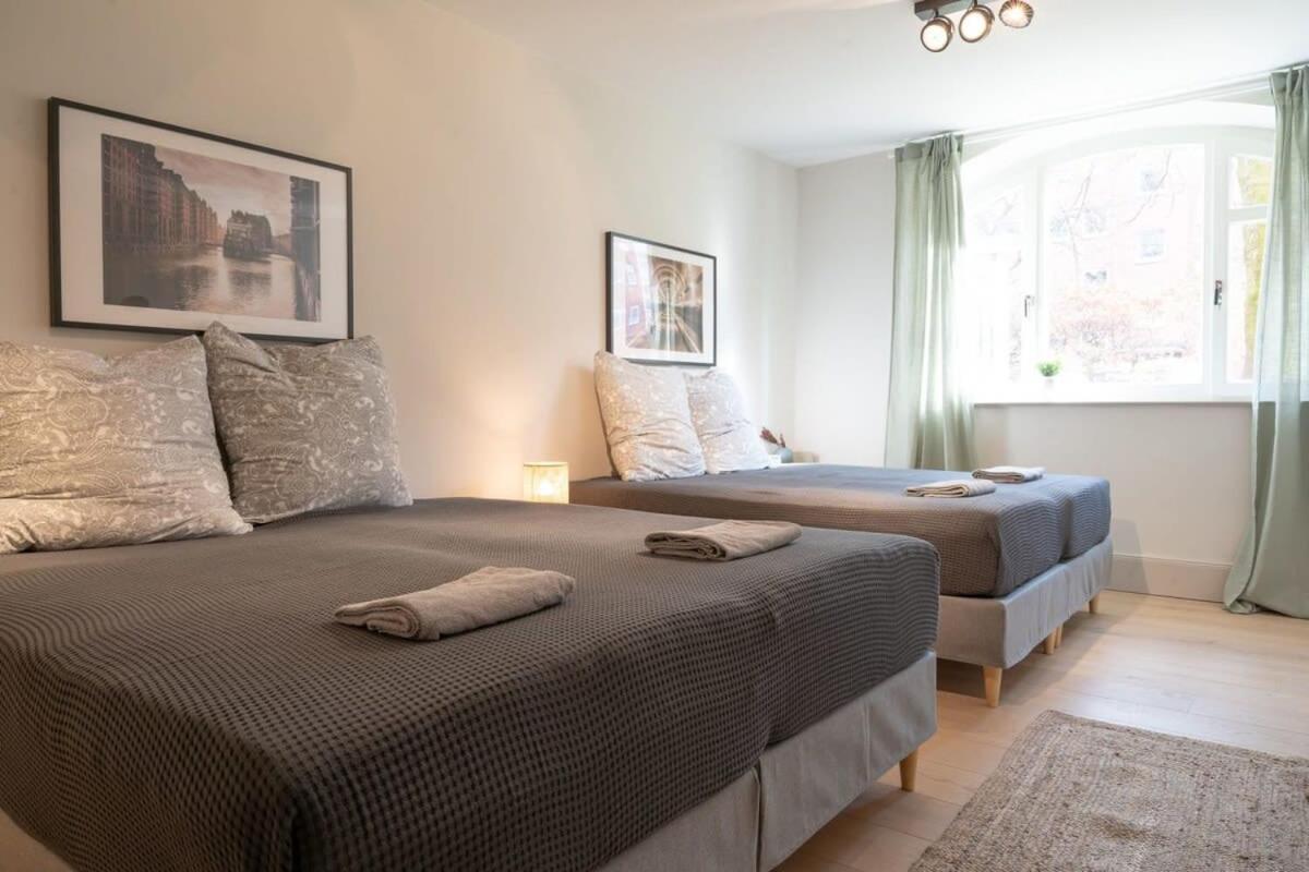 Spacious 3-Bedroom Apartment Near Eilbekpark Hamburg Kültér fotó